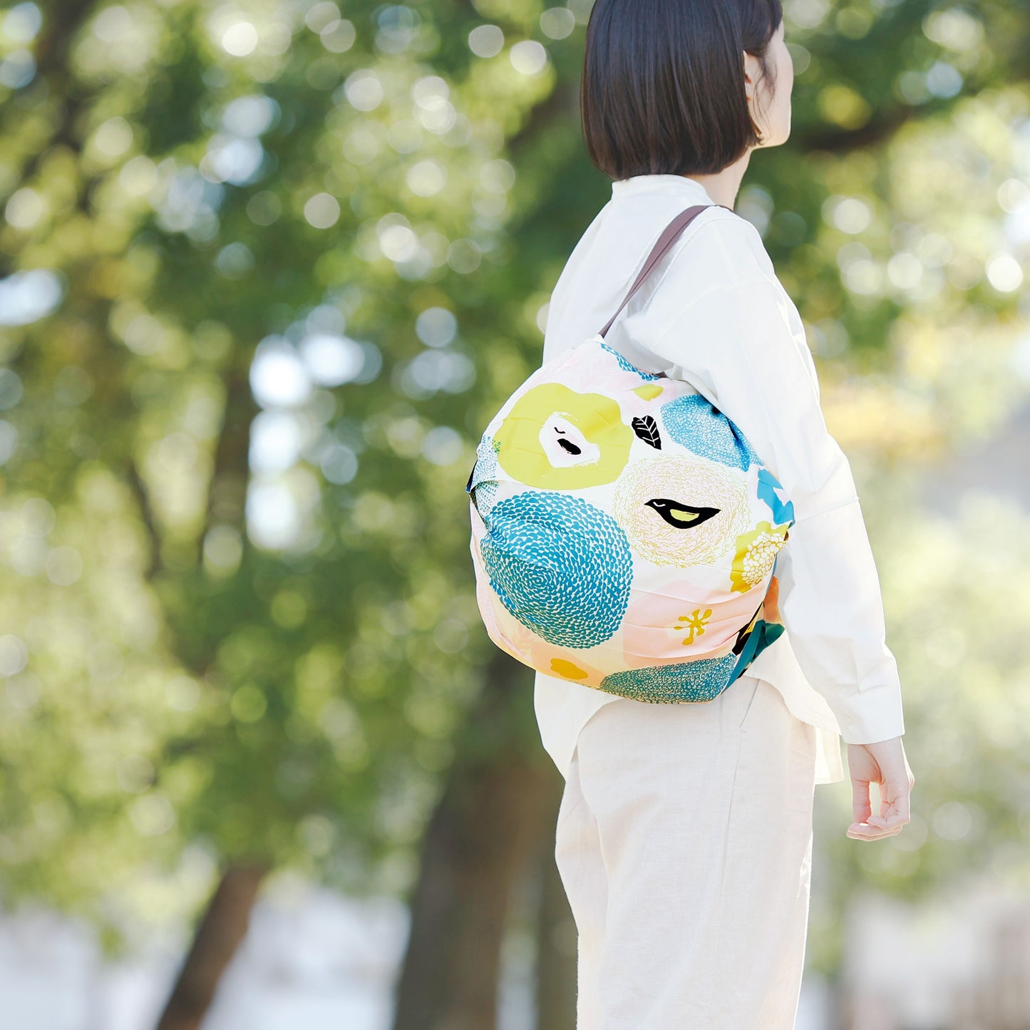 Shupatto one pull foldable bag